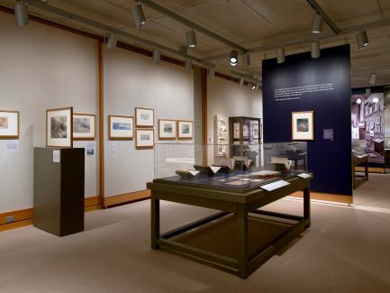 "Unto This Last: Two Hundred Years of John Ruskin" installation, Yale Center for British Art, photo by Richard Caspole
