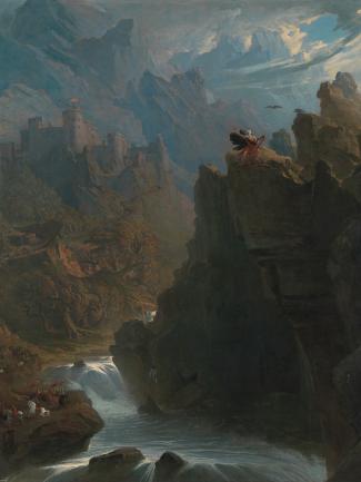 John Martin, The Bard (detail), ca. 1817, oil on canvas, Yale Center for British Art, Paul Mellon Collection