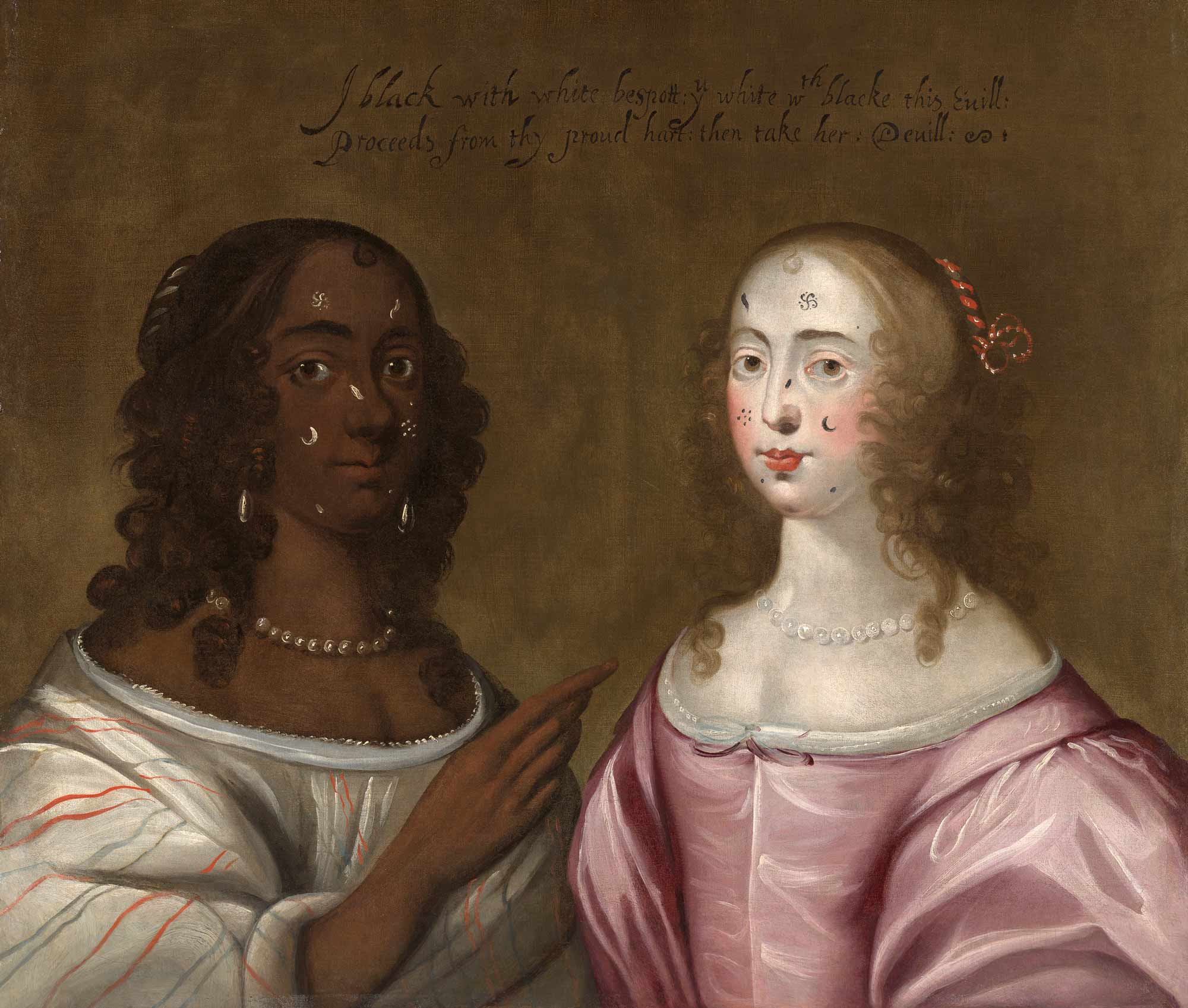 painting of two women