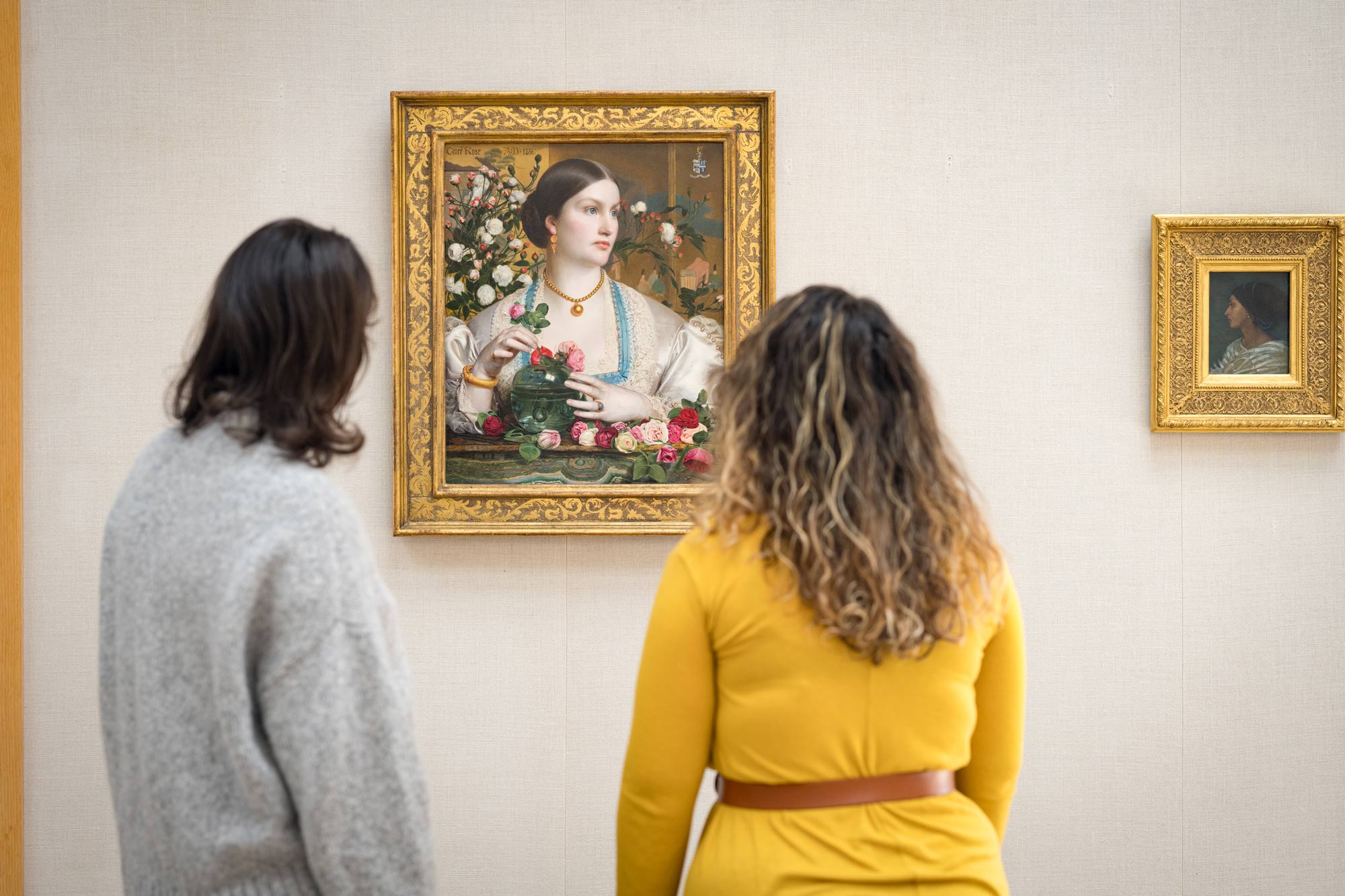 two people inside the galleries