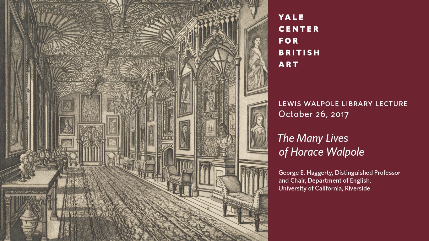 Joseph Constantine Stadler, The Gallery at Strawberry Hill, no date, aquatint on paper, Yale Center for British Art, Paul Mellon Collection