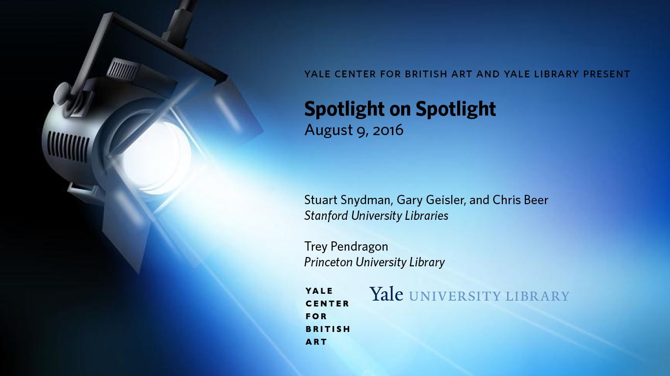 Spotlight image, courtesy of Yale University Art Gallery