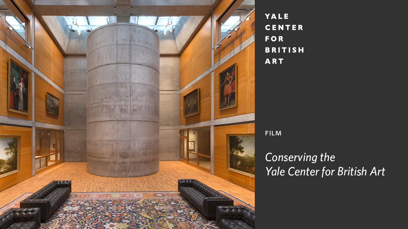 Conserving the Yale Center for British Art, Library Court, photo by Richard Caspole