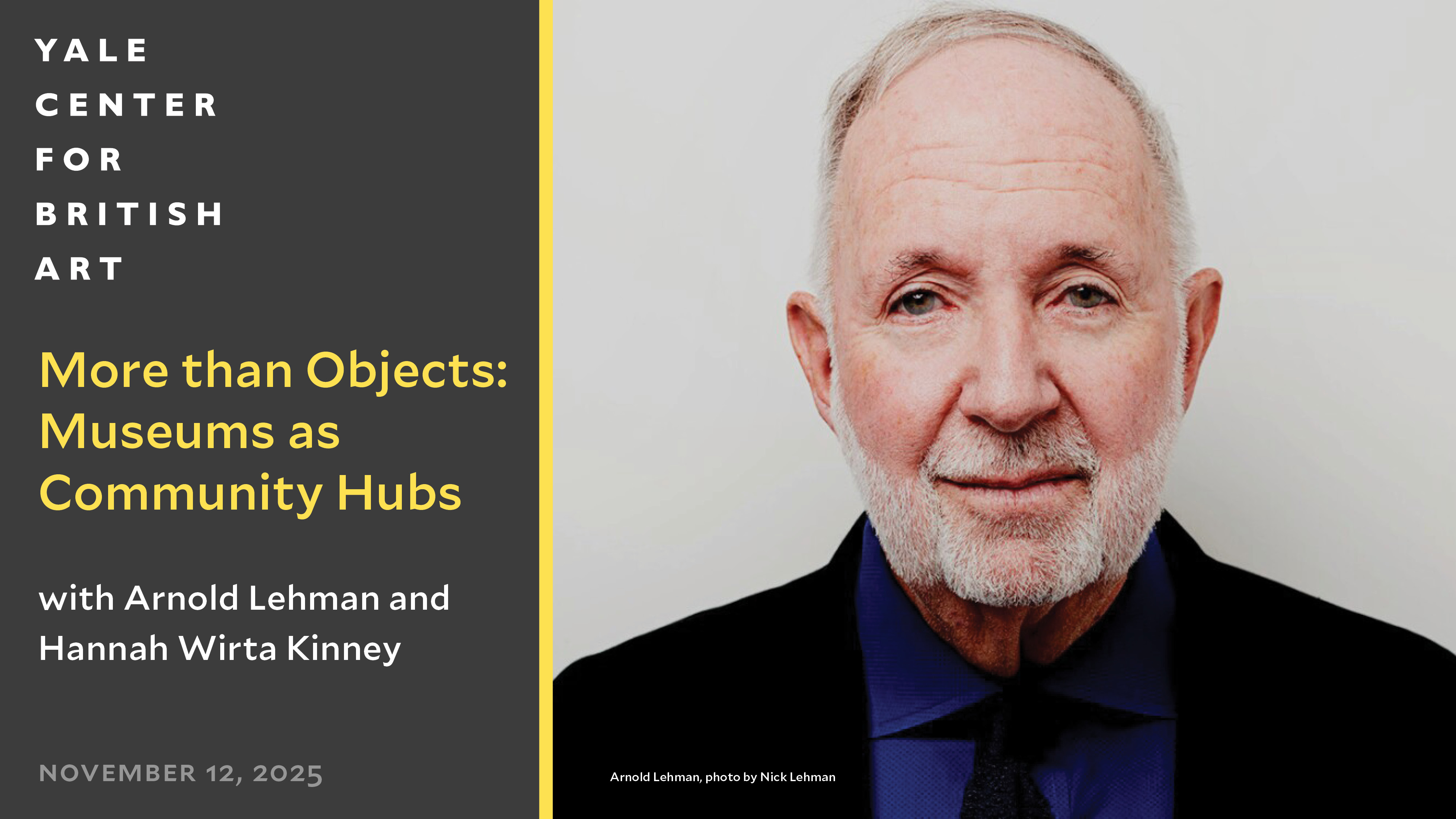 title slide with a photo of a man