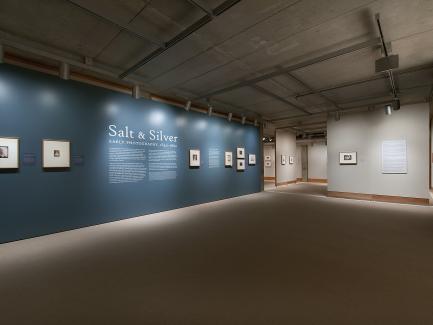 Salt and Silver: Early Photography, 1840–1860 installation, Yale Center for British Art, photo by Richard Caspole