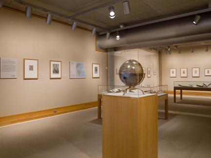 "A New World: England’s First View of America" installation, Yale Center for British Art, photo by Richard Caspole