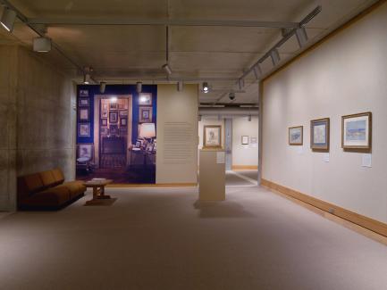 "Varieties of Romantic Experience: Drawings from the Collection of Charles Ryskamp" installation, Yale Center for British Art, photo by Richard Caspole