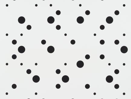 Bridget Riley, "White Discs 3," 2019/1964, acrylic on polyester, Bridget Riley Collection © Bridget Riley 2022. All rights reserved.