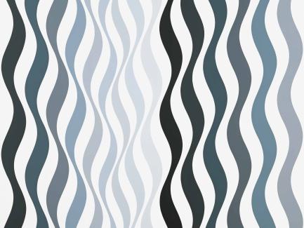 Bridget Riley, "Arrest 2" (detail), 1965, synthetic emulsion on canvas, The Nelson-Atkins Museum of Art 