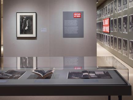 "Bill Brandt | Henry Moore" installation, third-floor galleries, Yale Center for British Art, photo by Richard Caspole