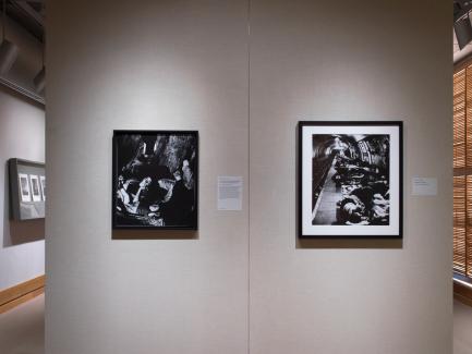 "Bill Brandt | Henry Moore" installation, third-floor galleries, Yale Center for British Art, photo by Richard Caspole