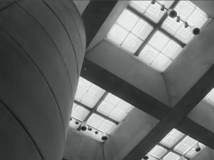 Film still, Iconic Kahn: Architectural Overview, Yale Center for British Art