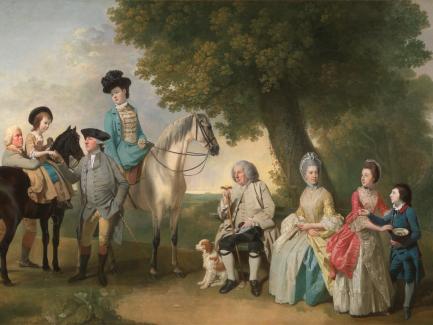 Johan Joseph Zoffany, The Drummond Family, ca. 1769, oil on canvas, Yale Center for British Art, Paul Mellon Collection