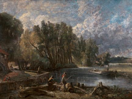 John Constable, Stratford Mill (detail), 1819–20, oil on canvas, Yale Center for British Art, Paul Mellon Fund