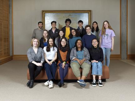 Student Guides, Yale Center for British Art, photo by Richard Caspole
