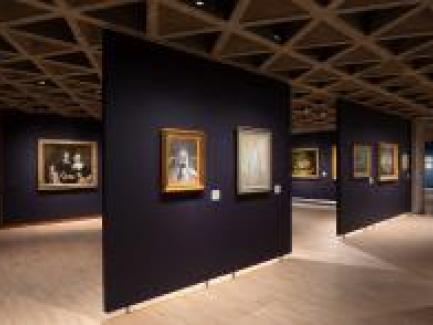 installation view of a gallery