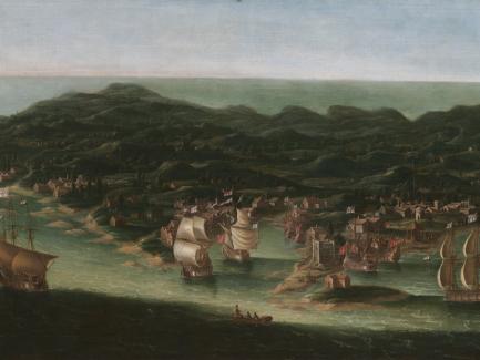painting of an island