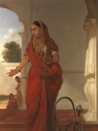 Tilly Kettle, Dancing Girl, 1772, Oil on canvas, Yale Center for British Art, Paul Mellon Collection