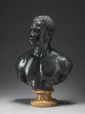 Bust of a black man